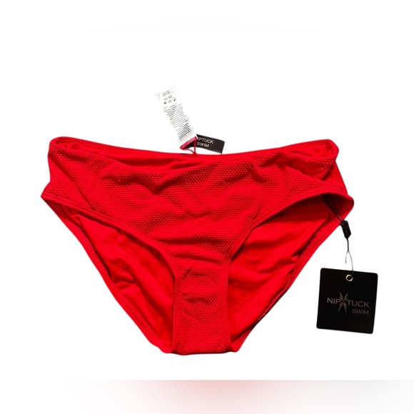 NIP TUCK RED must haves Louise bikini pants swim bottom size 6 NWT - Picture 2 of 7